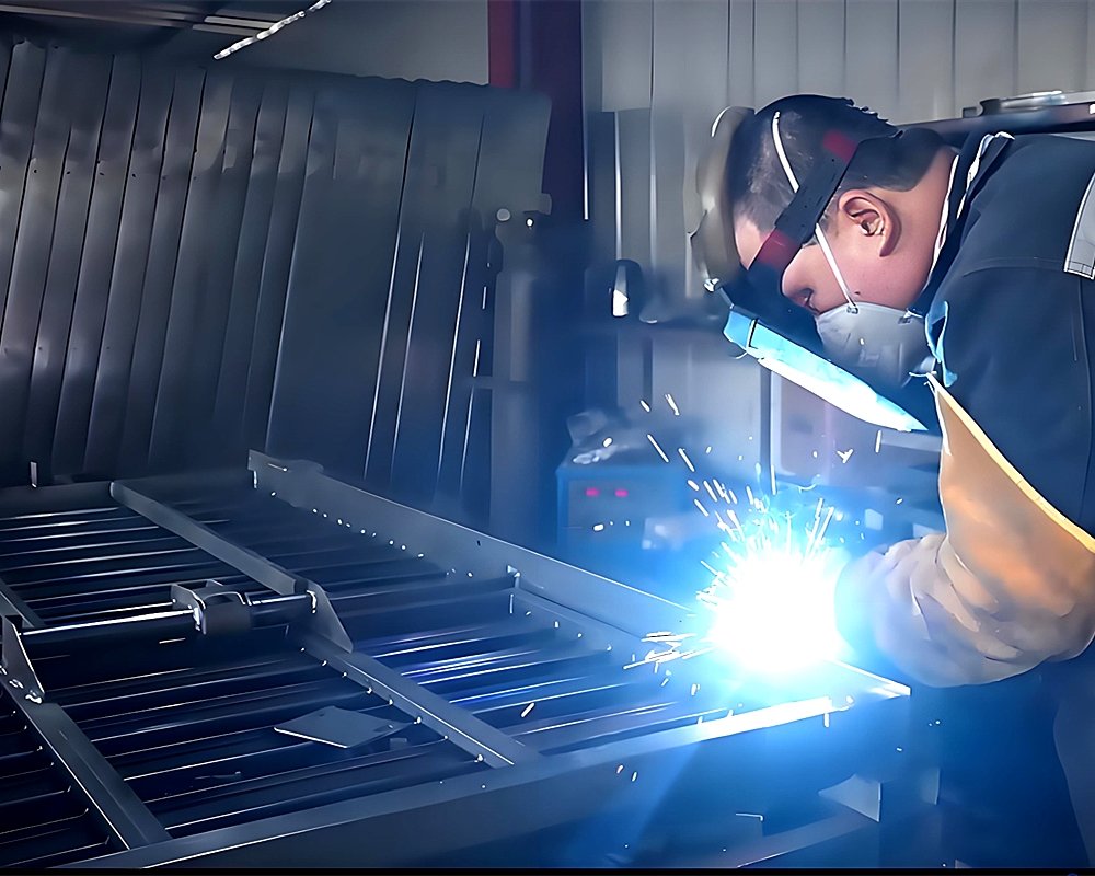 Hospital bed welding